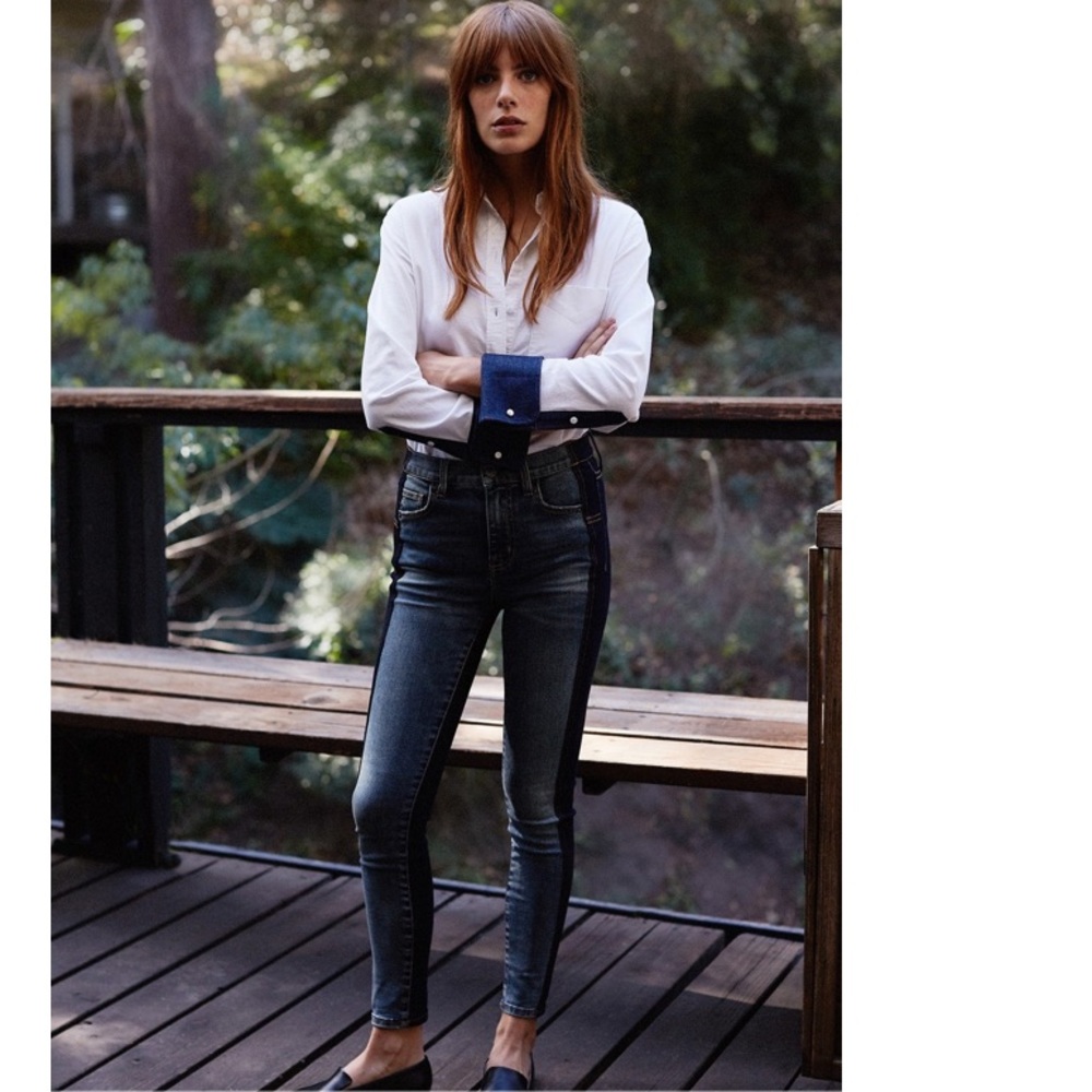 Current/Elliott Mashed High Waist Stiletto Jean